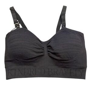 Kindred‎ Bravely Sublime Hands Free Pumping Nursing Bra Black S NWT